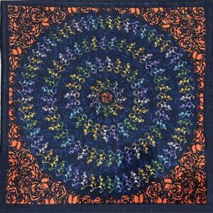 Grateful Dead Rainbow Skeletons Bandana ~ Officially Licensed ~ Brand New!